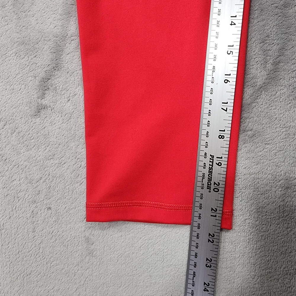 Old Navy Active Leggings Womens M Red Go-Dry Elevate Capri Yoga Workout Gym - Picture 9 of 11